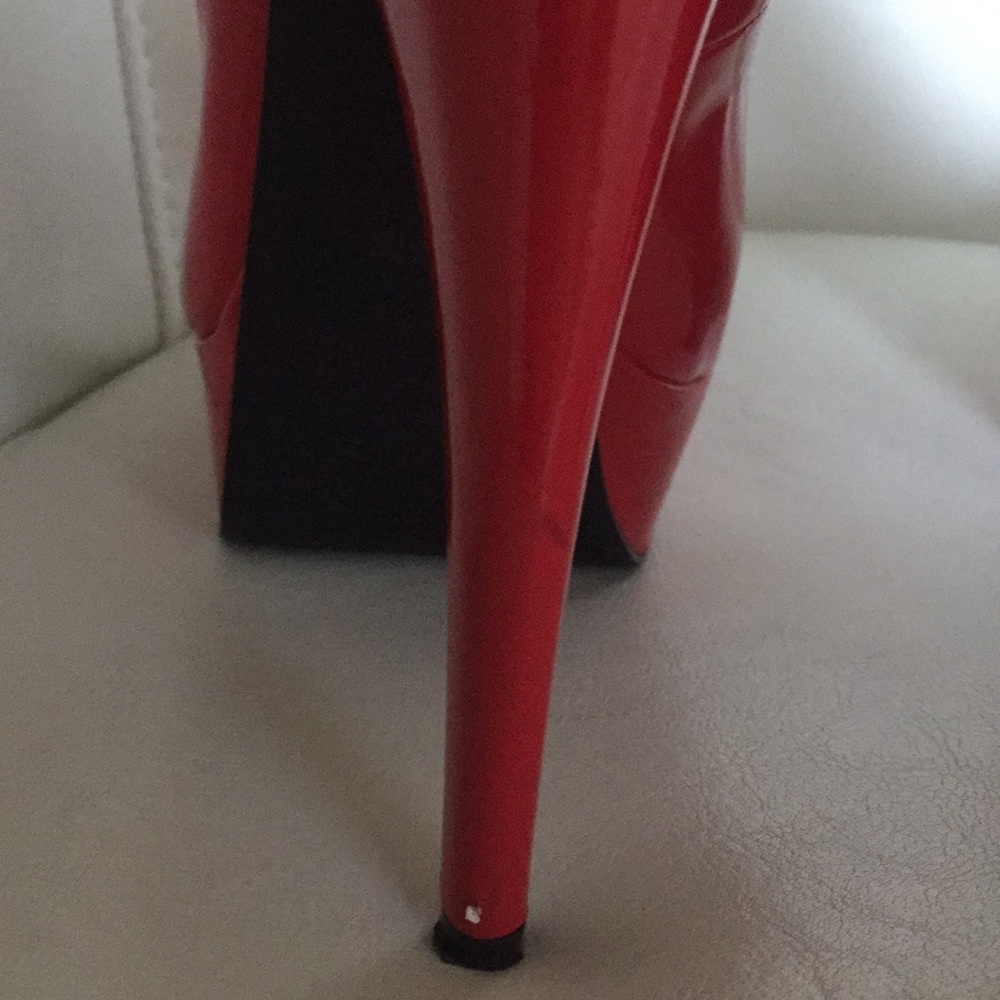 Bebe Red Pumps - image 5